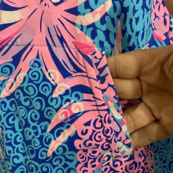 Lilly Pulitzer Little Girl Skipper Ruffle Dress Medium 6-7 Blueprint Kids - Picture 5 of 11